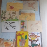 Выставка детских работ «Перезвон талантов». Митрофановская библиотека.
