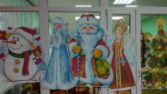Акция Новогодние окна. Ивановская библиотека.