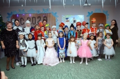 Новогодние волшебники из Желябовки в Детском саду «Росинка».