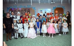 Новогодние волшебники из Желябовки в Детском саду «Росинка».